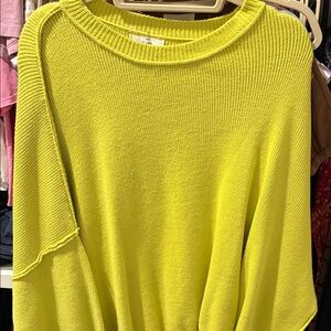 Entro Lime Green Women's Sweater size L